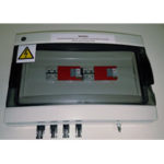 150V Fused Combiner Box 4 Inputs 1 Outputs 63A Isolator Type II SPD